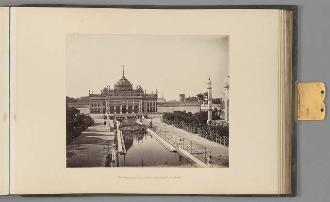 [Lucknow; The Hooseinabad Emambara (Mahomed Ali Shah's.)]   from Indian Architecture and Scenery, Vol. 1