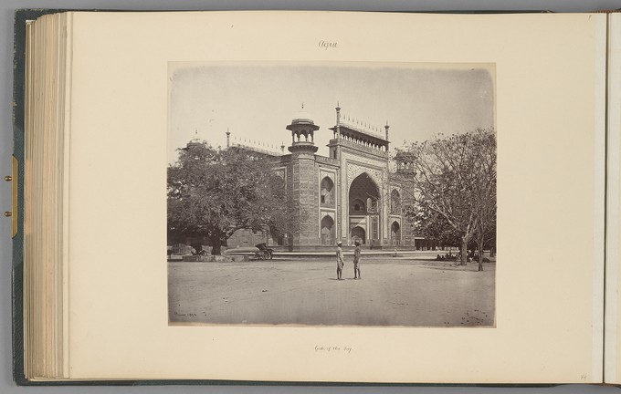 [Agra; Gate of the Taj]   from Indian Architecture and Scenery, Vol. 1