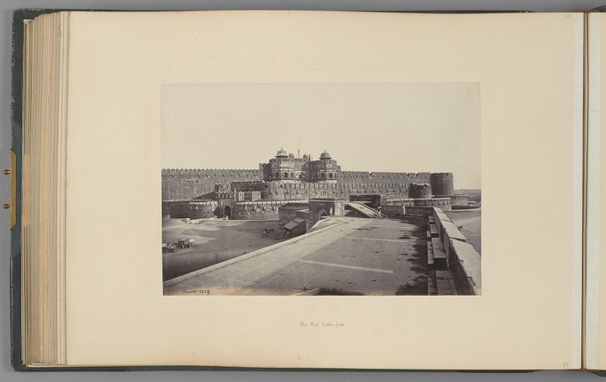 [Agra; The Fort, Delhi Gate]   from Indian Architecture and Scenery, Vol. 1