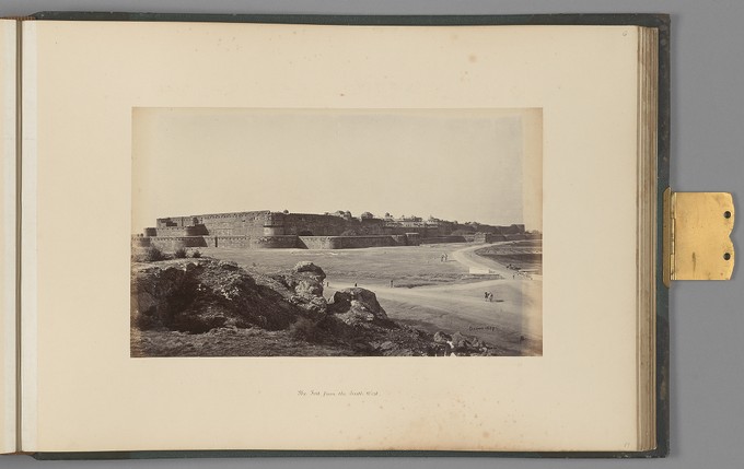[Agra; The Fort, from the South West]   from Indian Architecture and Scenery, Vol. 1