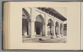 [Agra; The Fort, the Palace of Akbar (Marble)]   from Indian Architecture and Scenery, Vol. 1