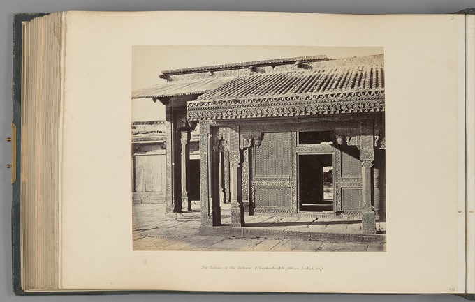 [Futtypore Sikri; The Palaces of the Sultana of Constantinople, Akbar's Turkish wife]   from Indian Architecture and Scenery, Vol. 1