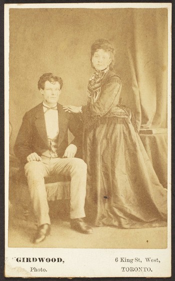 Joe Bywater (1847-1936) and Mary Jane Kerr  [uncle and aunt of Theresa Bywater Peterkin]