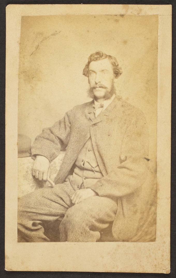 Unknown sitter [portrait of a seated man with a pipe]