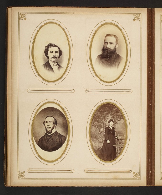 Page 14 of the Peterkin Family (Theresa Bywater Peterkin) Album, contains 4 photographs