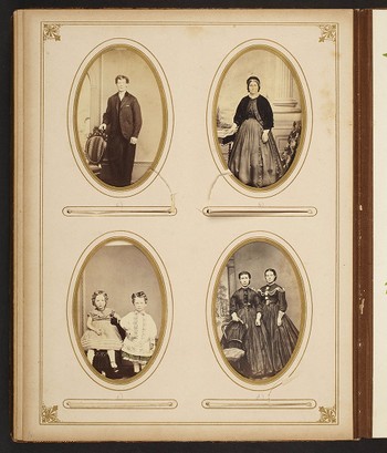 Page 16 of the Peterkin Family (Theresa Bywater Peterkin) Album, contains 4 photographs