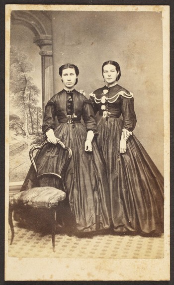Theresa Bywater (1845-1909) and her friend [mother of  Theresa Bywater Peterkin]