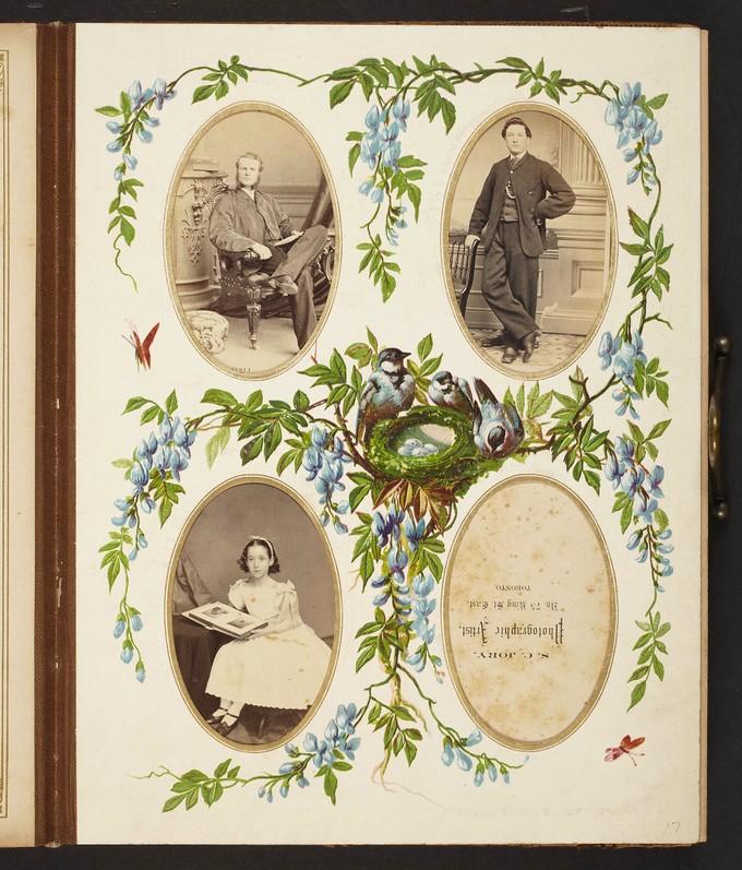Page 17 of the Peterkin Family (Theresa Bywater Peterkin) Album, contains 3 photographs