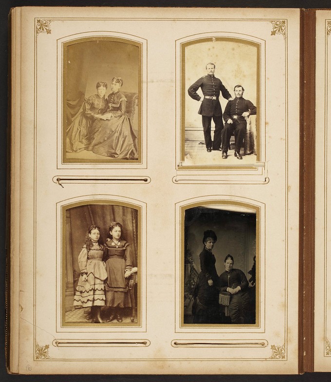 Page 18 of the Peterkin Family (Theresa Bywater Peterkin) Album, contains 3 photographs