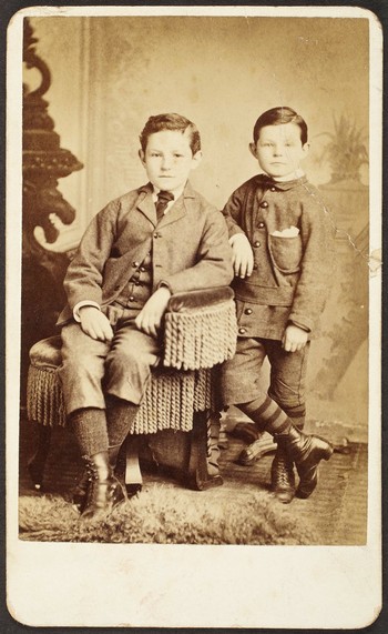 Stuart Settle Peterkin (1869-1886) and James Ernset Peterkin Jr. (1874-1960) [brothers of Theresa Bywater Peterkin]