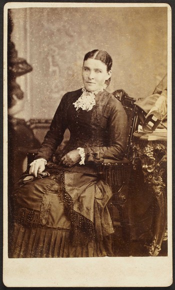 Unknown sitter [portrait of a seated woman on armchair]