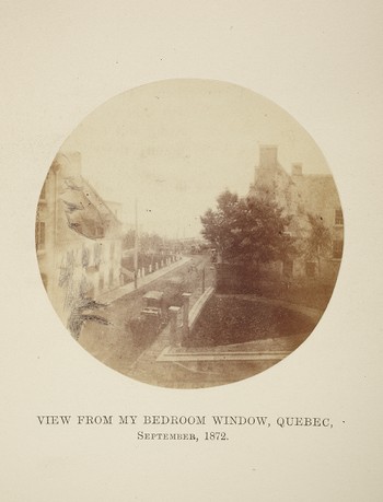 [View from Lady Brassey's window in Quebec City]