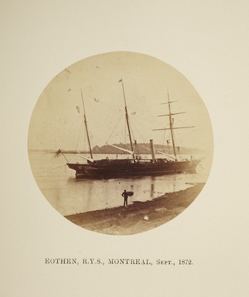 Eothen, R.Y.S., Montreal, Sept., 1872