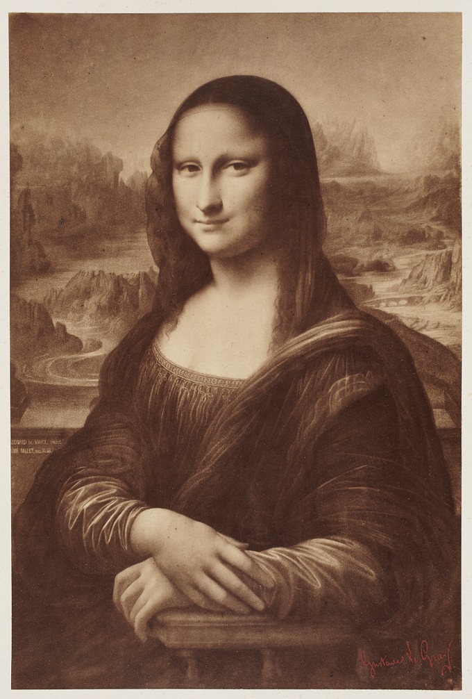 Portrait of the Mona Lisa after a Drawing by Aimé Millet from a painting by Leonardo da Vinci