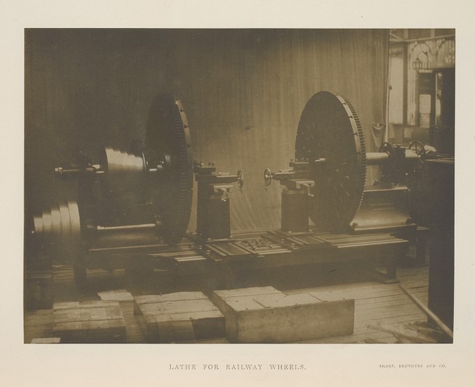 [Lathe for Railway Wheels, Sharp, Brothers and Co.]