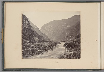 View on a stream at Larji, Kulu   from Himalayas