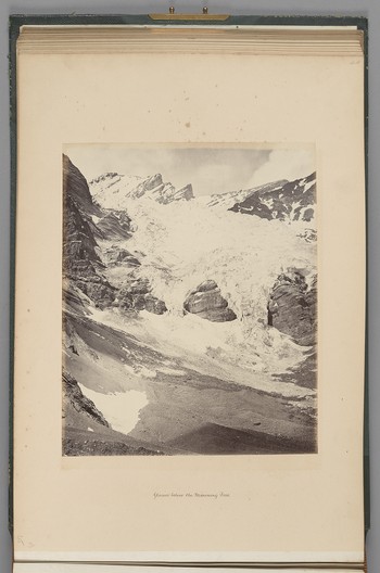 Glacier below the Manirung Pass   from Himalayas