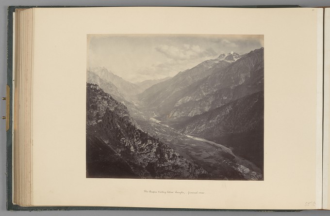 [The Buspa Valley below Sungla - General view]   from Himalayas