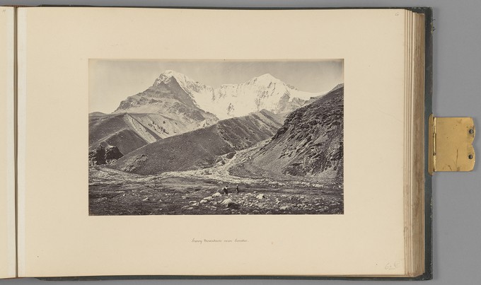 Snowy Mountains near Sancha   from Himalayas