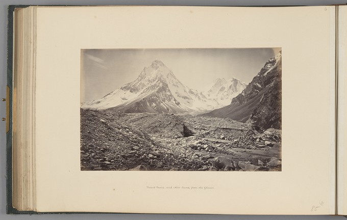 Mount Moira, and other Snows, from the Glacier   from Himalayas