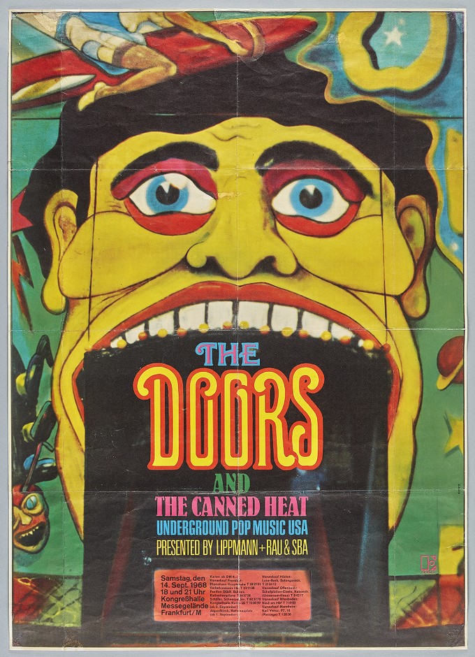 The Doors and Canned Heat, September 14, Kongre Bhalle Messegelände, Frankfurt, Germany