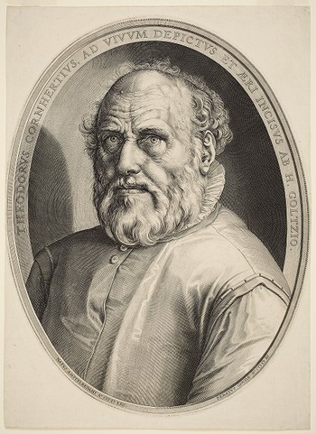 Portrait of Dirck Volckertsz, Coornhert
