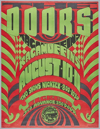 The Doors, Ragamuffins, August 10-11, 337 Washington St., Brighton MA