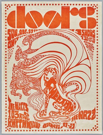The Doors, The Nazz, The Watts 103rd Str. Rhythm Band, August 22-27, # 1 Navy St, Ocean Park, Santa Monica, CA. - Aragon Ballroom