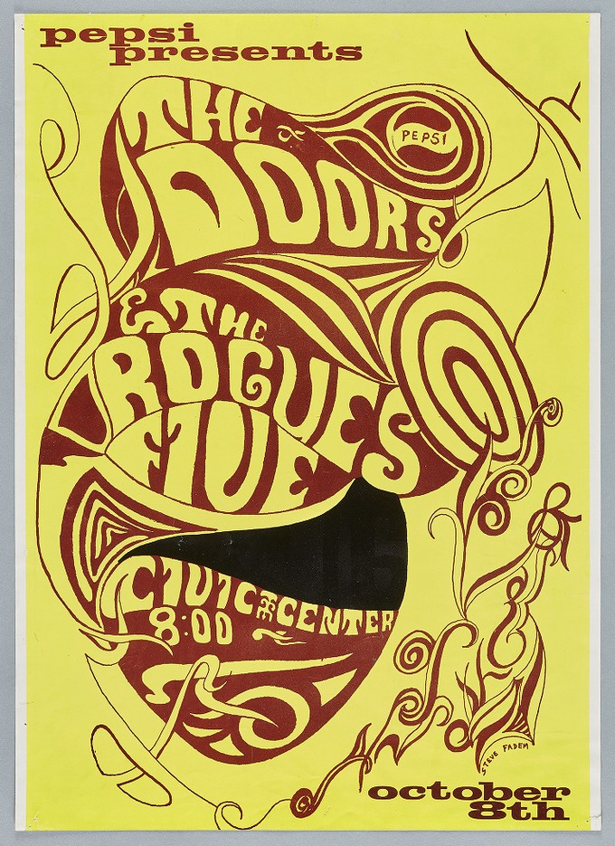 The Doors, The Rogues Five, October 8, Tulsa (OK) Civic Center