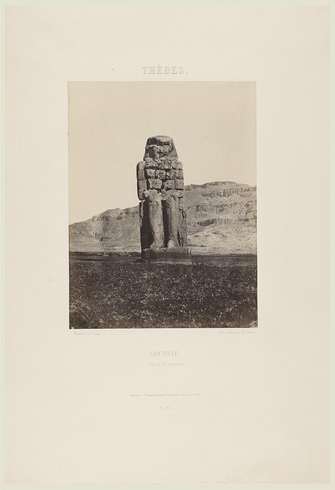 Thèbes: Gournah: Statue de  Memnon (also, Colossus of Memnon)