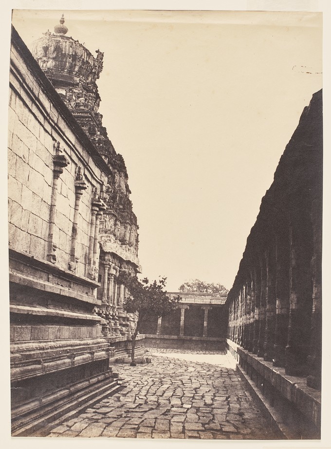 Madura. Permaul Pagoda, Bimanum from Corner of Court