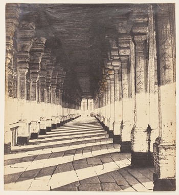 Madura. Trimul Naik's Choultry, Side Verandah from West