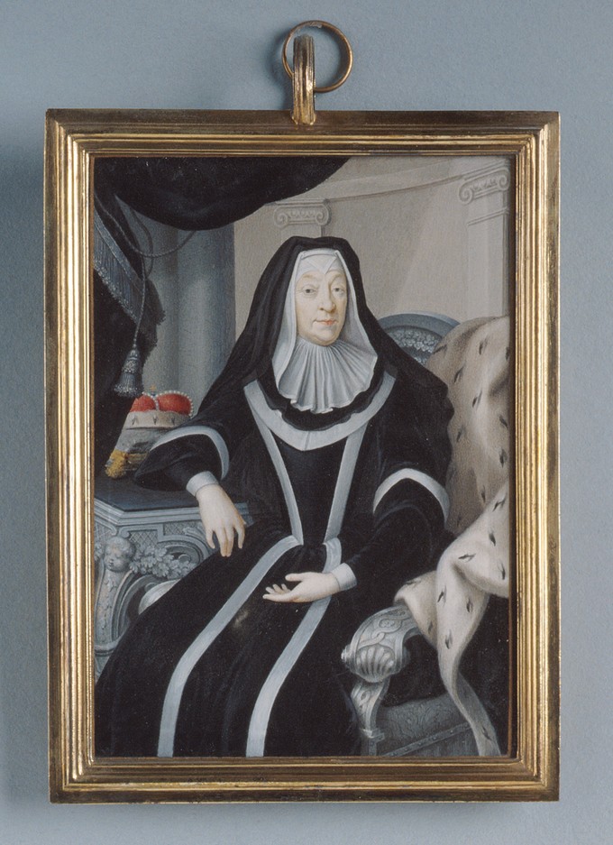 Portrait of Margravine Magdalene Wilhelmine of Baden-Durlach as a widow