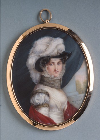 Locket: Portrait of Princess Katharina Furstin Bagration-Skawronska (?)