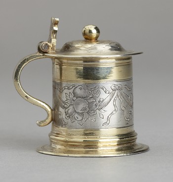 One of a Pair of Miniature Tankards
