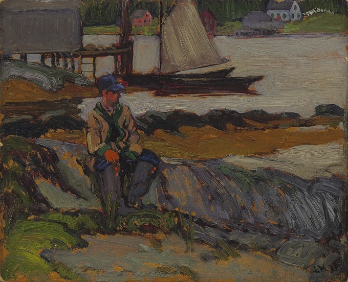 A Nova Scotian Fishing Boy