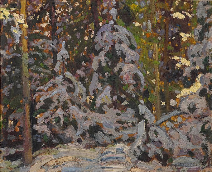 Snow-laden Trees
