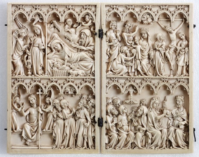 Diptych: Scenes from the Life of Christ