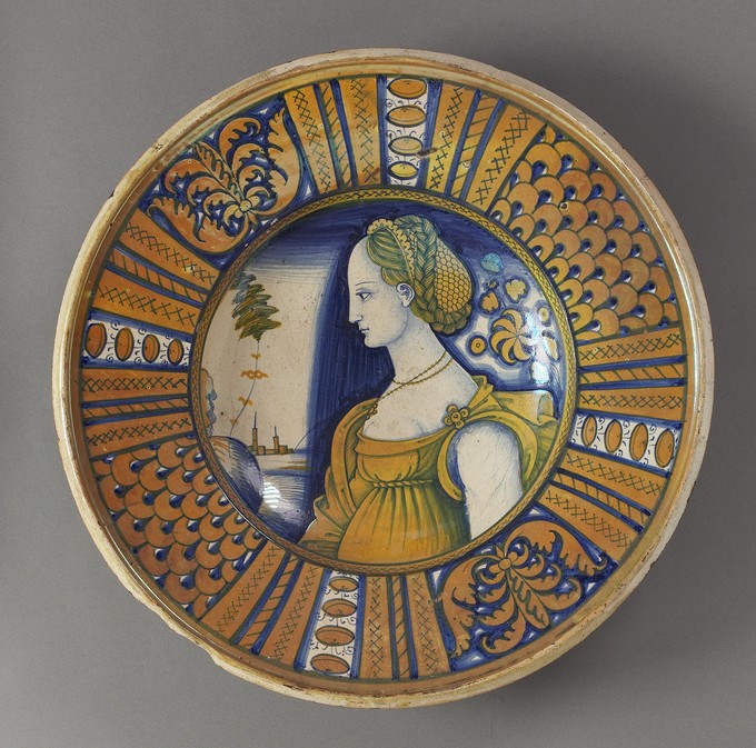 Plate: Portrait of a Woman Watching a Kite in the Distance