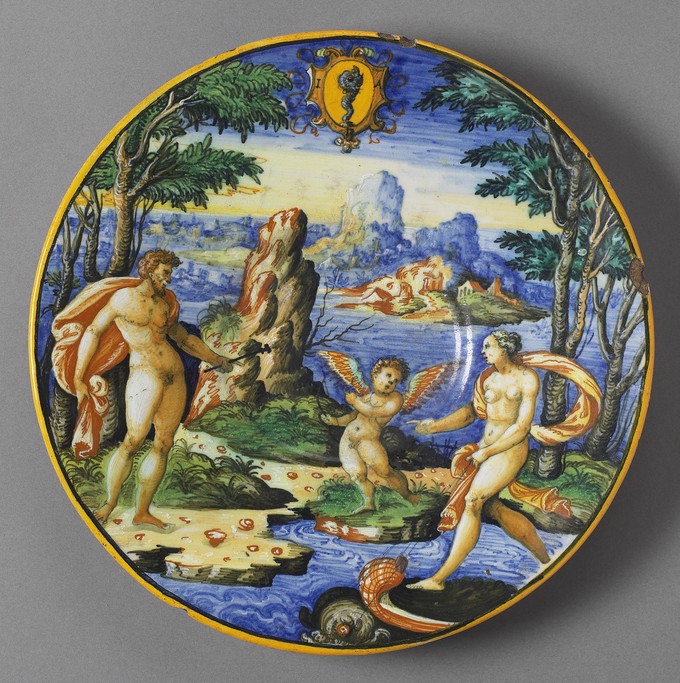 Plate: Polyphemus and Galatea