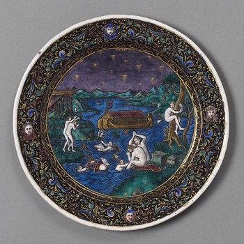 One of a Set of Twelve Plates: Scenes from Genesis [The Flood]