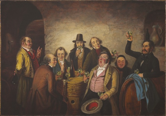 The Winetasters (after Hasenclever)